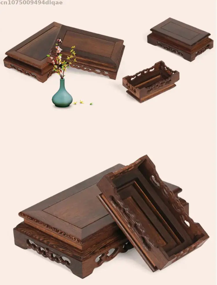 Wooden Display Pedestal