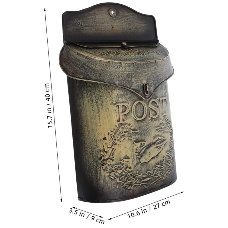Vintage European Rural MailBox