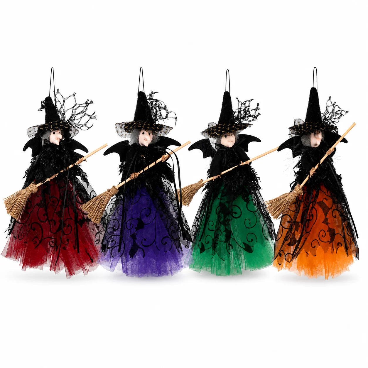 Hanging Broomstick Witch