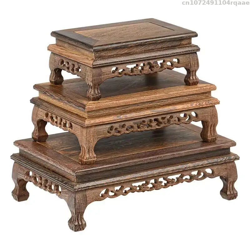 Wooden Display Pedestal
