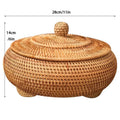 Handwoven Rattan fruit basket/ bread warmer/ Tortilla keeper