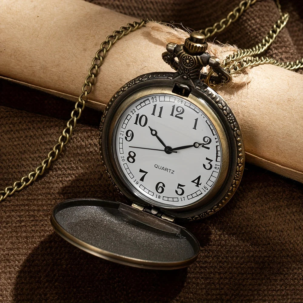 Vintage Bronze Pocket Watch